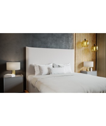 Tête de lit ISAKI Tissu tramé 190x128cm Paris Déstockage Promo