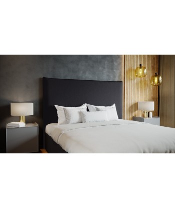 Tête de lit ISAKI Tissu tramé 190x128cm Paris Déstockage Promo