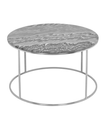 Table basse SARA Granit pieds gris rembourrage situé sous