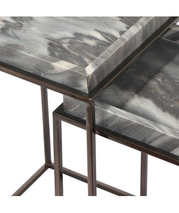 Table d'appoint TEA Granit pieds noirs vente chaude votre 