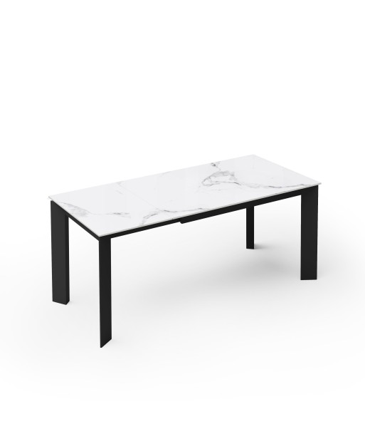 Table extensible Arum Céramique pieds noirs 120x80x76cm est présent 