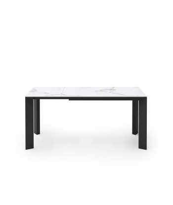 Table extensible Arum Céramique pieds noirs 120x80x76cm est présent 