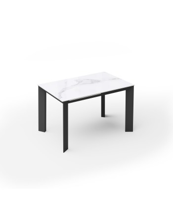 Table extensible Arum Céramique pieds noirs 120x80x76cm est présent 