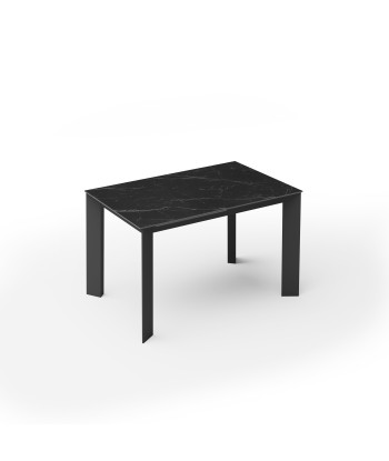 Table extensible Arum Céramique pieds noirs 120x80x76cm est présent 